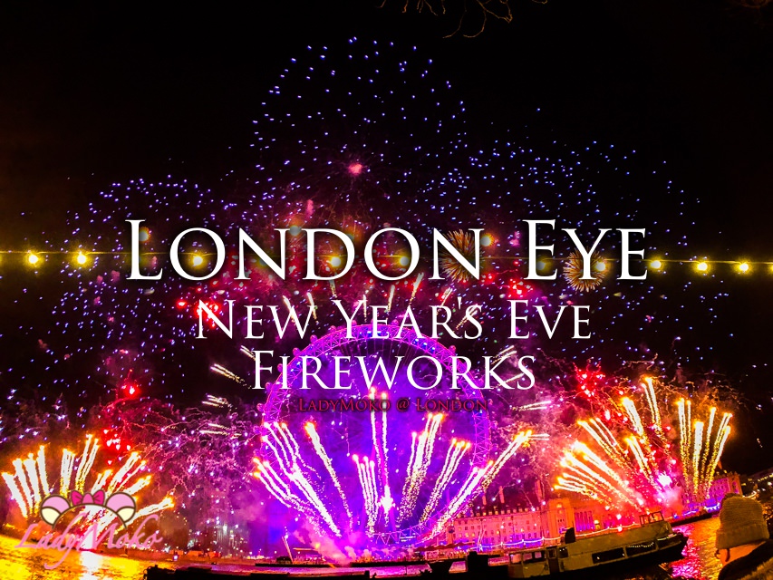 倫敦跨年煙火London Eye New Year’s Eve Fireworks絕對驚艷