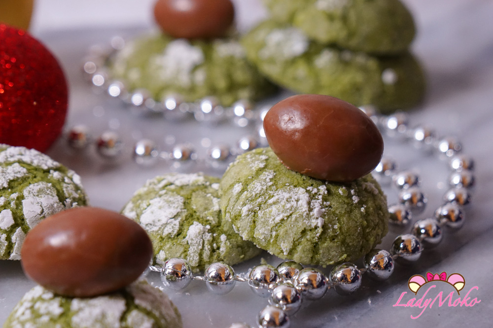 抹茶裂紋餅乾Matcha Crinkle Cookies食譜｜外酥內軟持久的秘密製作手法