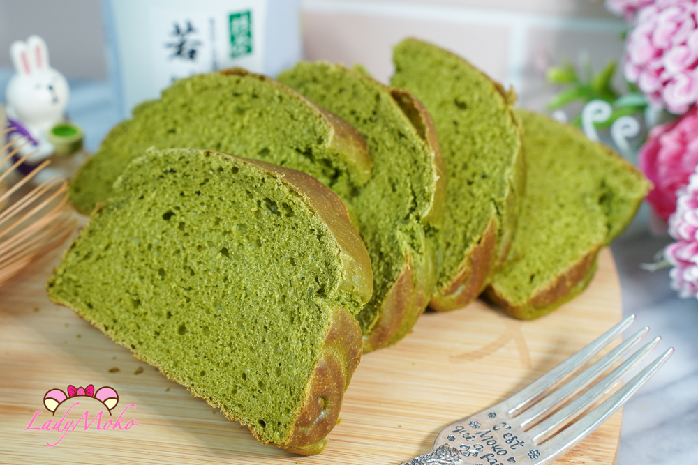 抹茶日本711金吐司食譜 matcha japanese shokupan milk bread recipe 