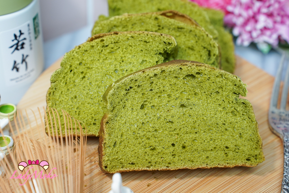 抹茶日本711金吐司食譜 matcha japanese shokupan milk bread recipe 