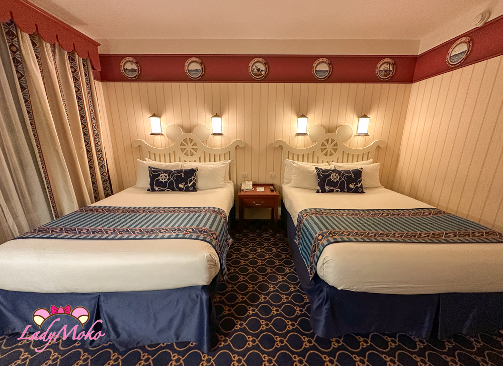 Disney Newport Bay club hotel 巴黎迪士尼飯店房間正面照
