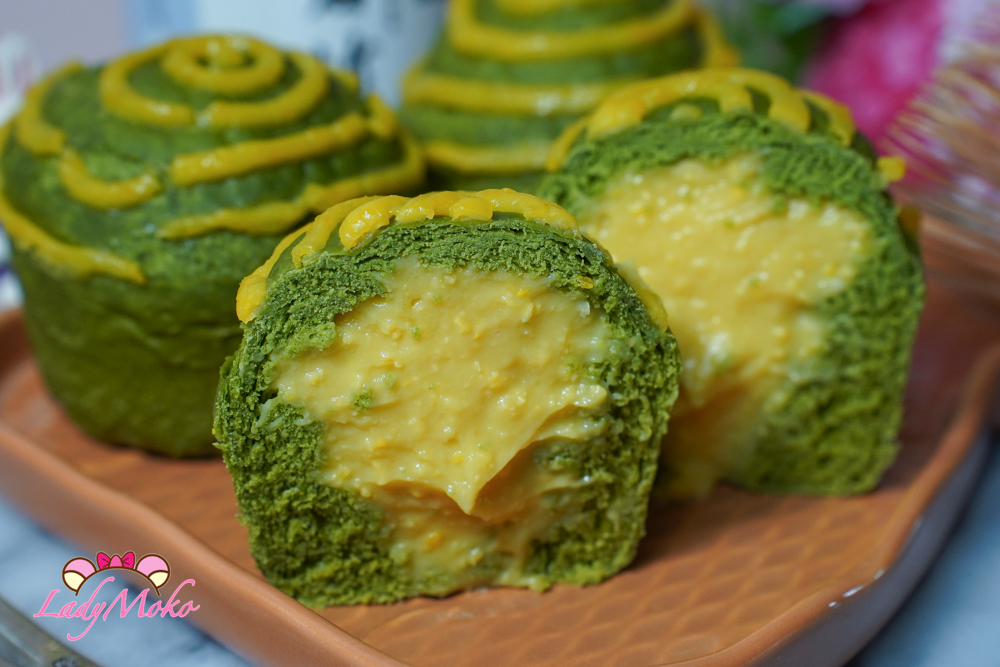 食譜 | 鹹蛋黃卡士達爆餡抹茶麵包，滑順細緻卡士達醬的製作技巧