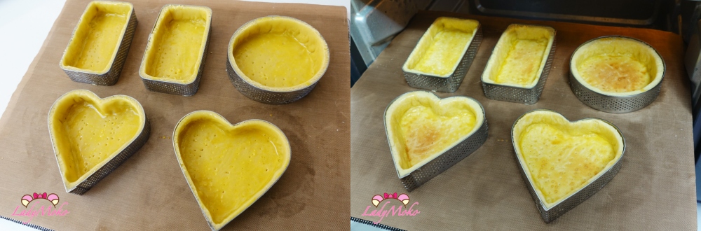 塔皮烘烤後放涼