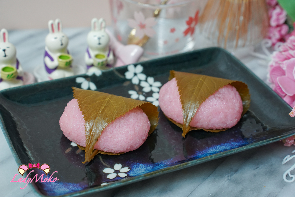 Homemade sakura mochi 自製櫻餅