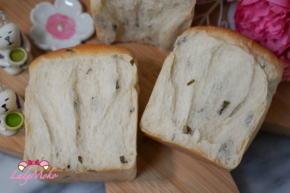 手撕櫻葉生吐司 柔軟牽絲口感 日式甜麵包 Pull apart sakura milk bread soft stretchy Japanese style sweet bread