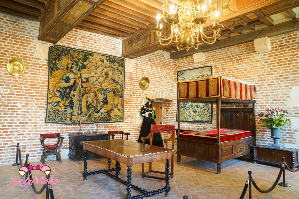 法國羅亞爾河城堡景點 Château du Clos Lucé 參觀內部