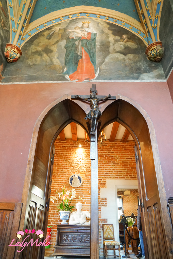 法國羅亞爾河城堡景點 Château du Clos Lucé 拱門