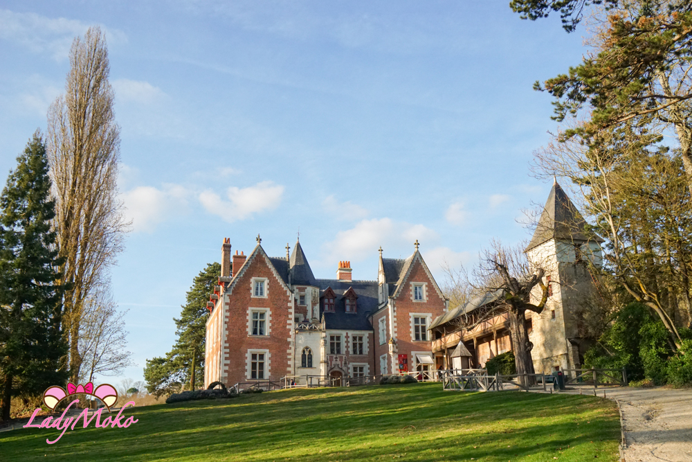法國羅亞爾河城堡景點 Château du Clos Lucé 城堡遠景
