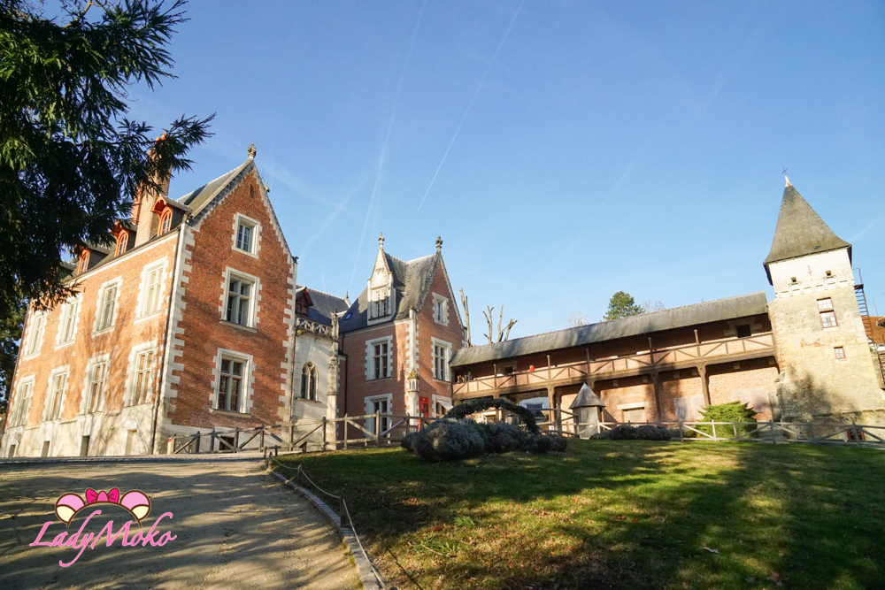 法國羅亞爾河城堡景點 Château du Clos Lucé 城堡外觀長相
