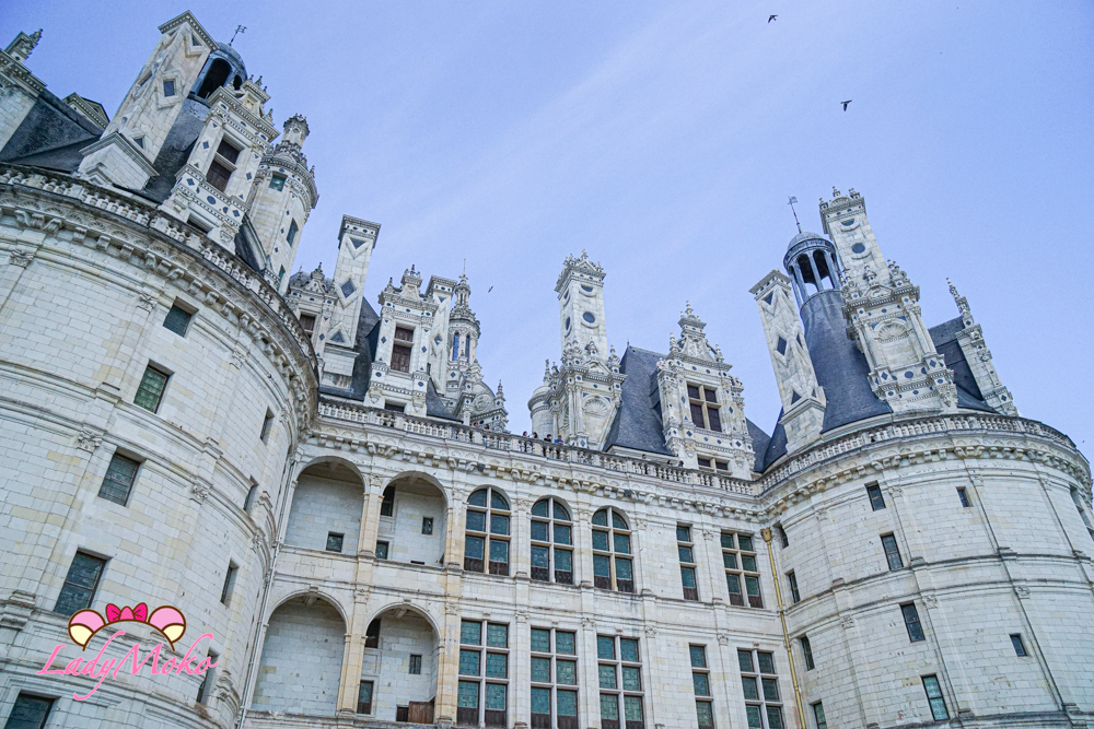 法國羅亞爾河城堡景點 Château de Chambord 城堡一隅