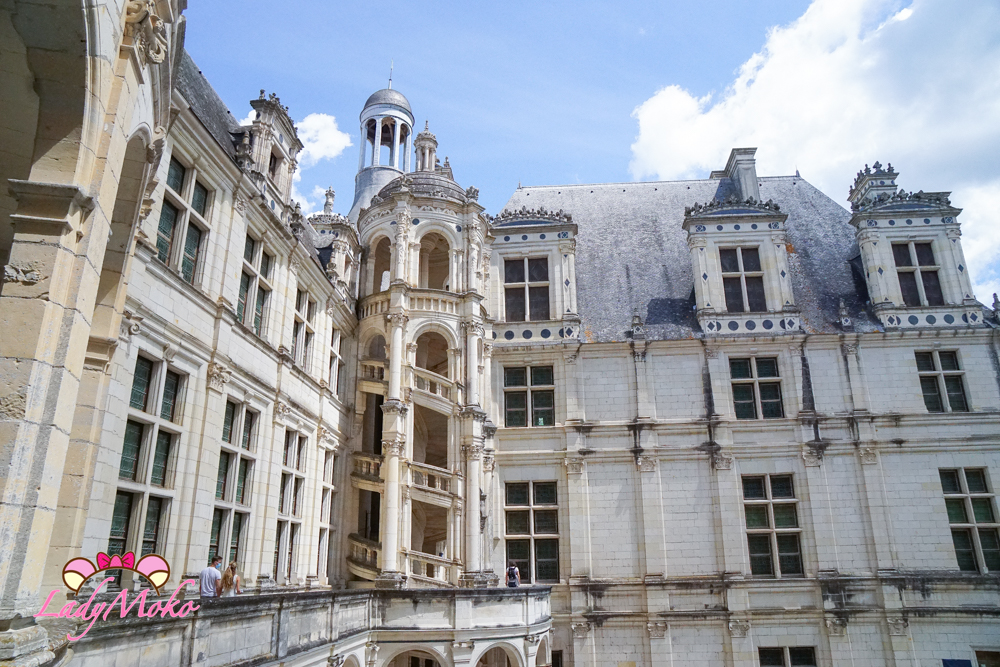 法國羅亞爾河城堡景點 Château de Chambord 城堡外部細節