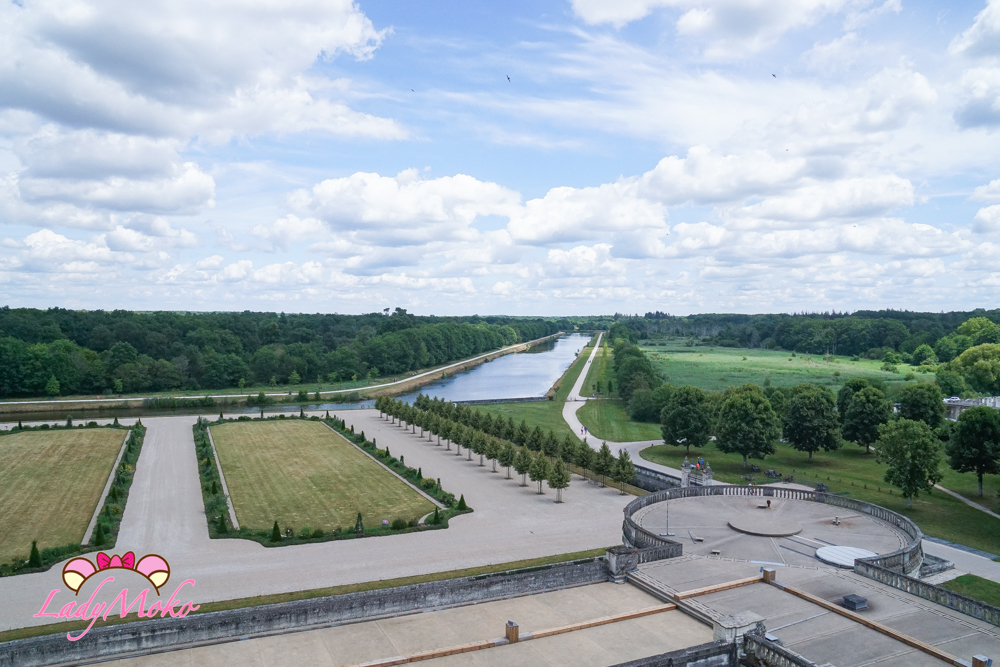 法國羅亞爾河城堡景點 Château de Chambord 不同角度拍花園