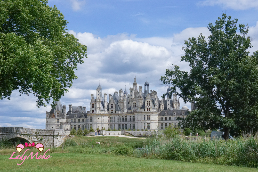 法國羅亞爾河城堡景點 Château de Chambord 離開前回頭拍