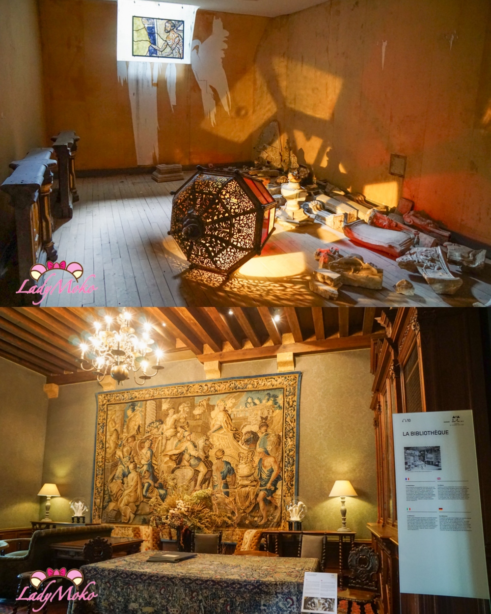 法國羅亞爾河城堡景點 肖蒙城堡 Château de Chaumont 城堡內部裝置藝術