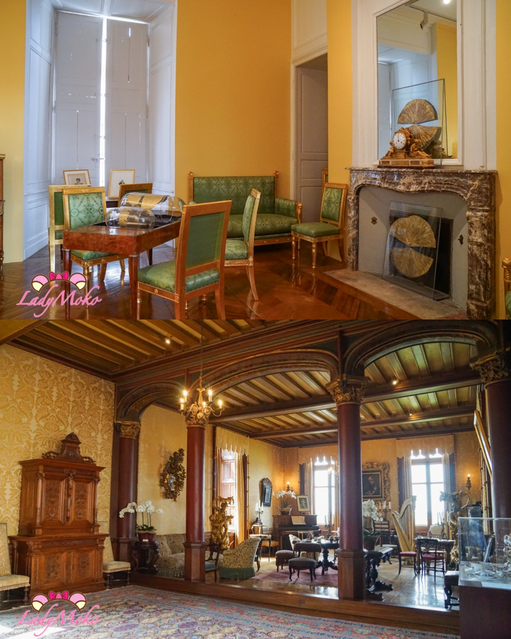 法國羅亞爾河城堡景點 肖蒙城堡 Château de Chaumont 城堡內部擺設