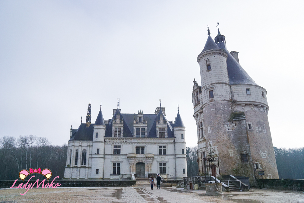 法國羅亞爾河城堡景點 雪儂梭城堡 Château de Chenonceau 城堡入口處外觀