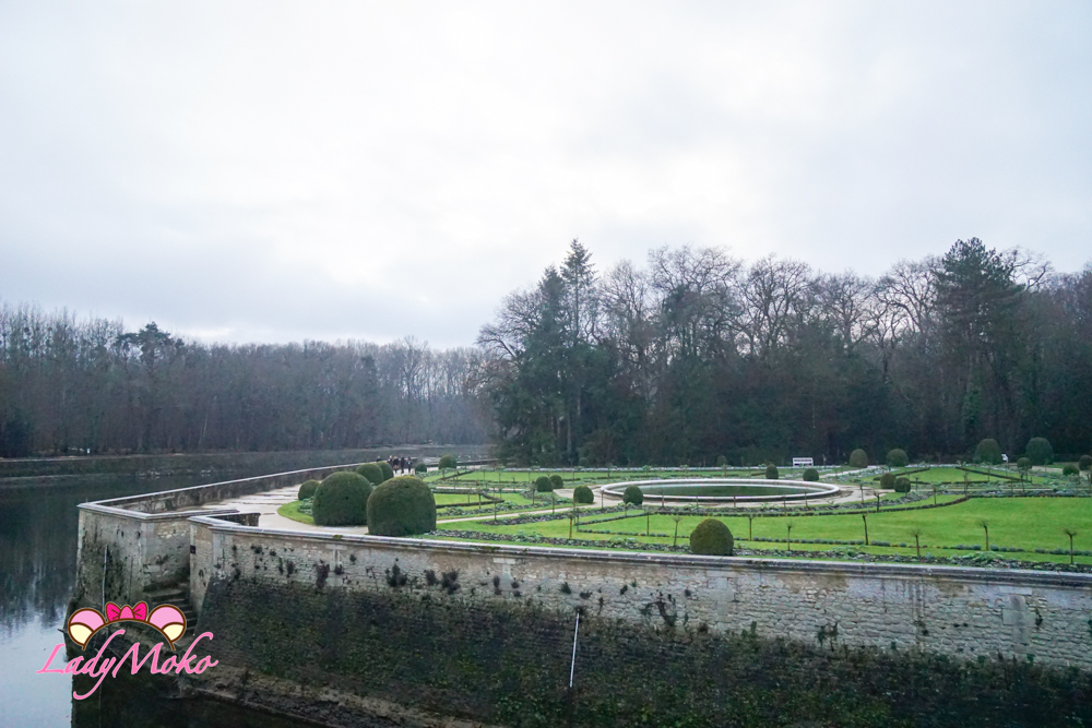 法國羅亞爾河城堡景點 雪儂梭城堡 Château de Chenonceau 花園