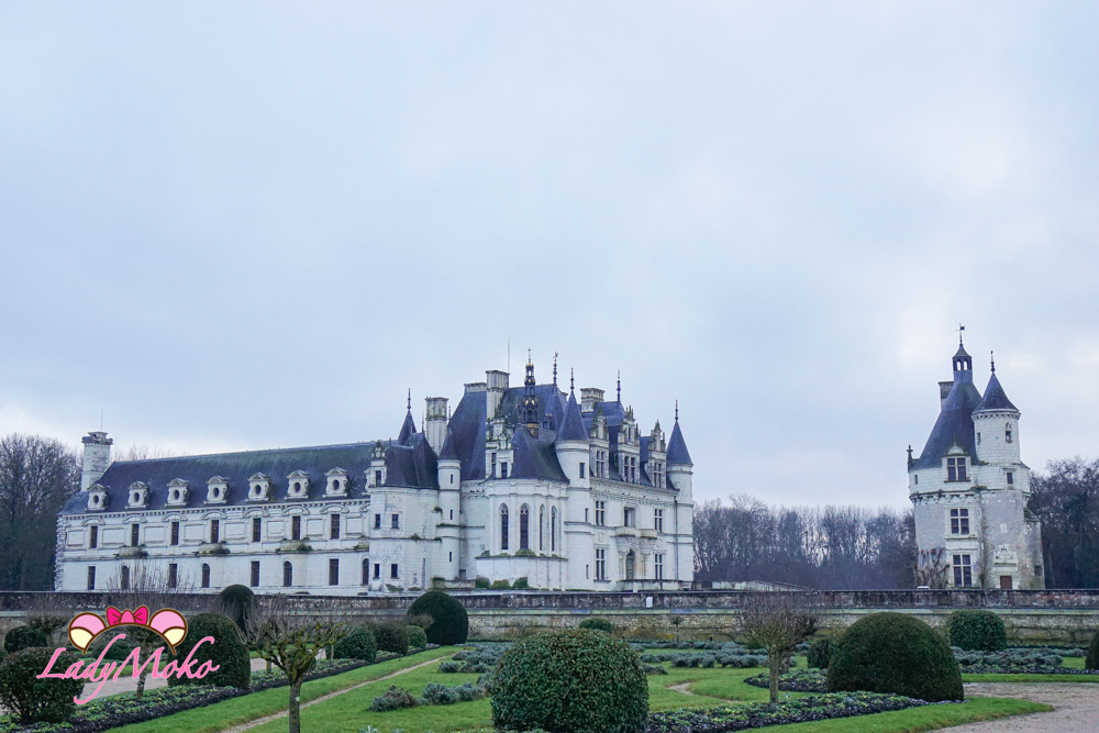 法國羅亞爾河城堡景點 雪儂梭城堡 Château de Chenonceau 城堡遠景