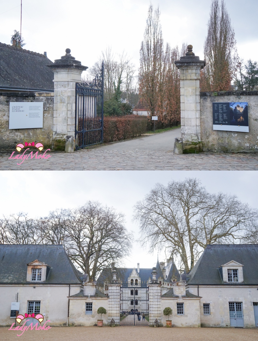 法國羅亞爾河城堡景點 Château d'Azay-le-Rideau 阿澤勒麗多城堡 入口