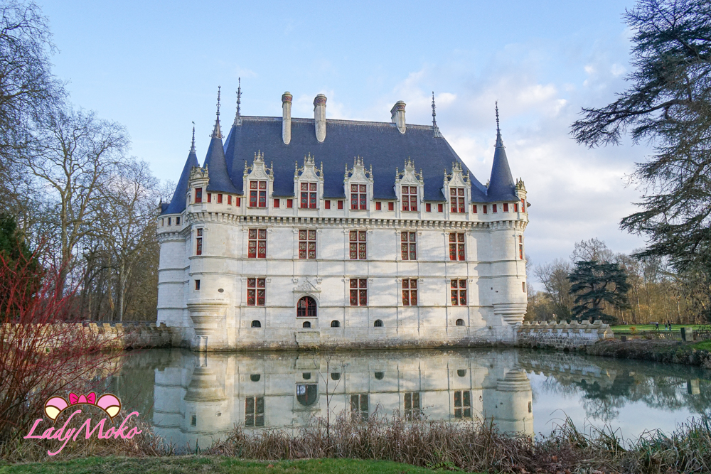 法國羅亞爾河城堡景點 Château d'Azay-le-Rideau 阿澤勒麗多城堡河中倒影超推薦拍攝角度