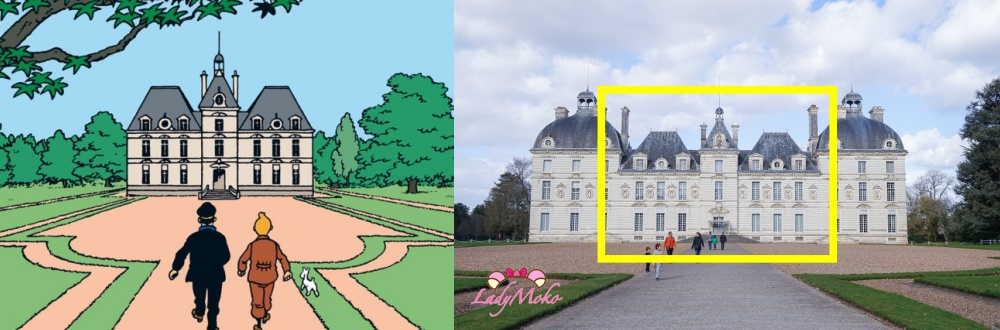 法國羅亞爾河城堡景點 Château de Cheverny 雪維尼城堡與丁丁歷險記城堡比較