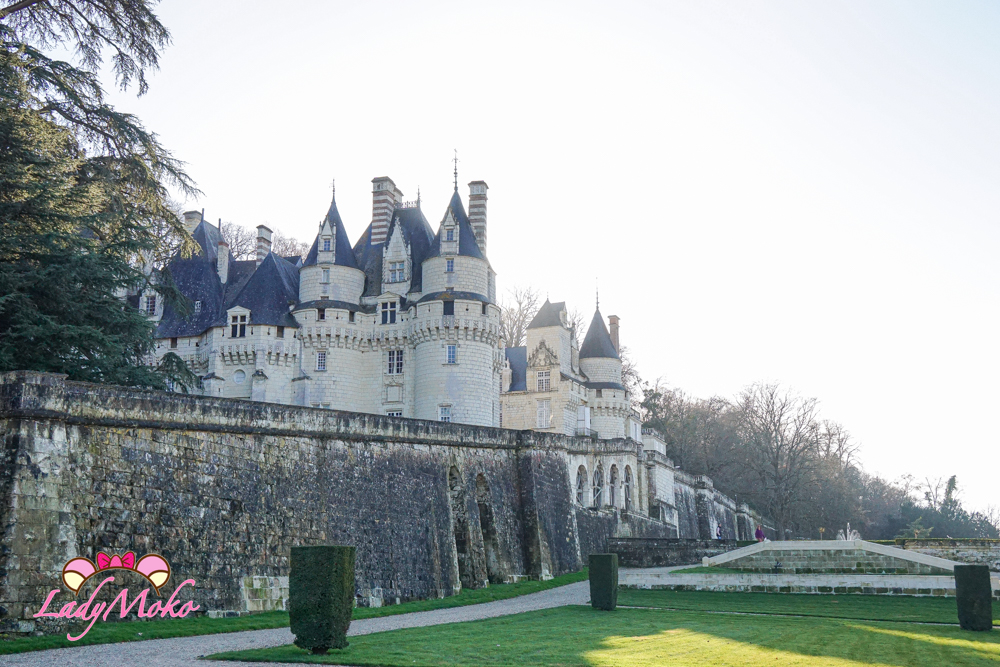 法國羅亞爾河城堡景點 Château d'Ussé 於塞城堡 花園看城堡