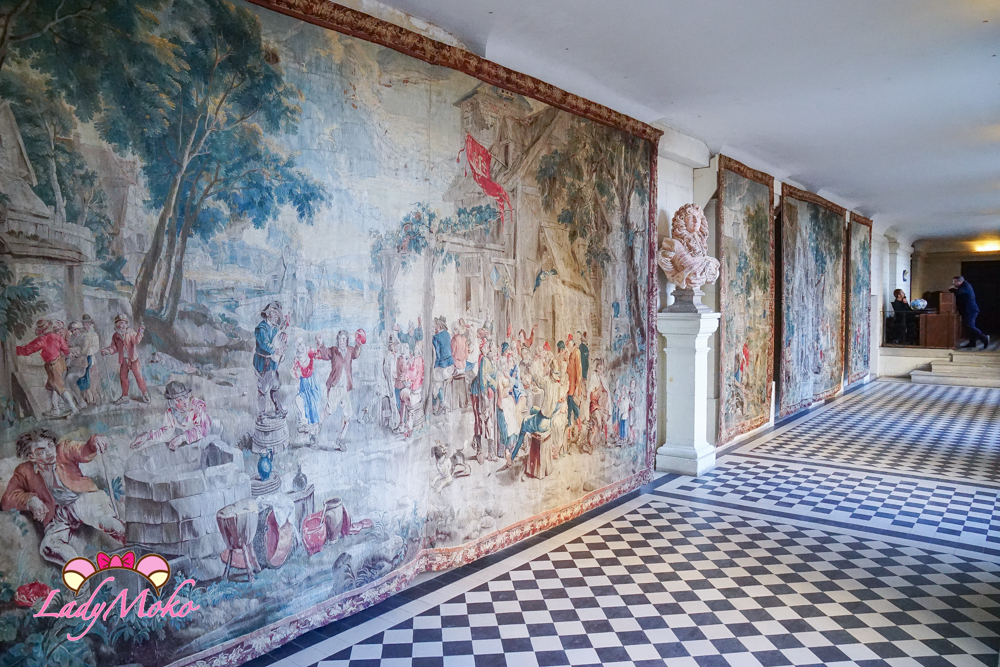 法國羅亞爾河城堡景點 Château d'Ussé 於塞城堡 壁畫掛毯