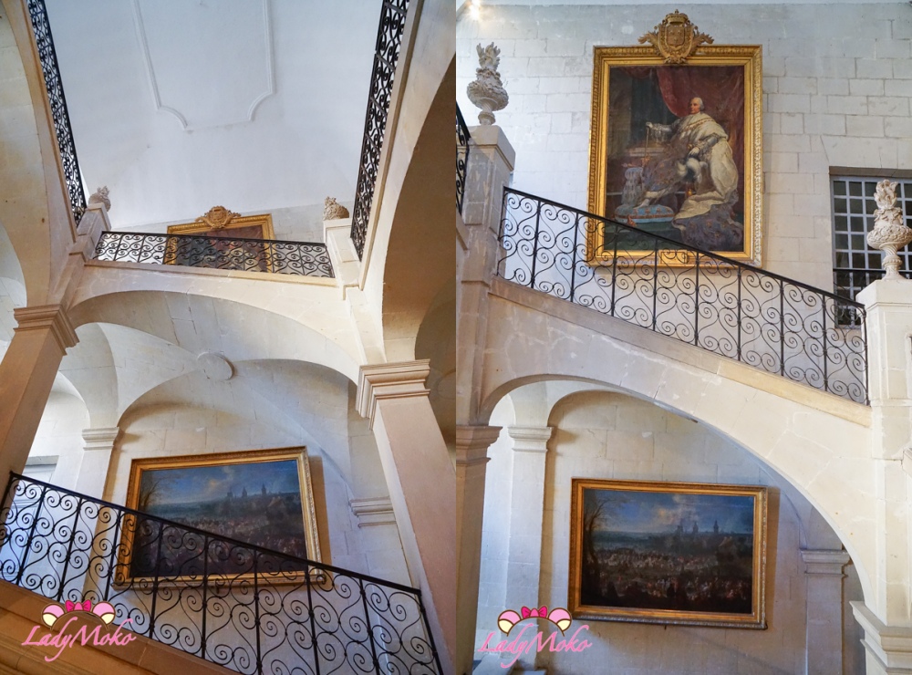 法國羅亞爾河城堡景點 Château d'Ussé 於塞城堡 厚重石牆旋轉樓梯
