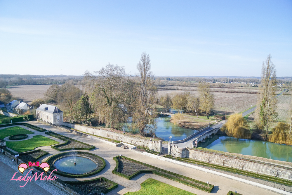 法國羅亞爾河城堡景點 Château d'Ussé 於塞城堡 花園