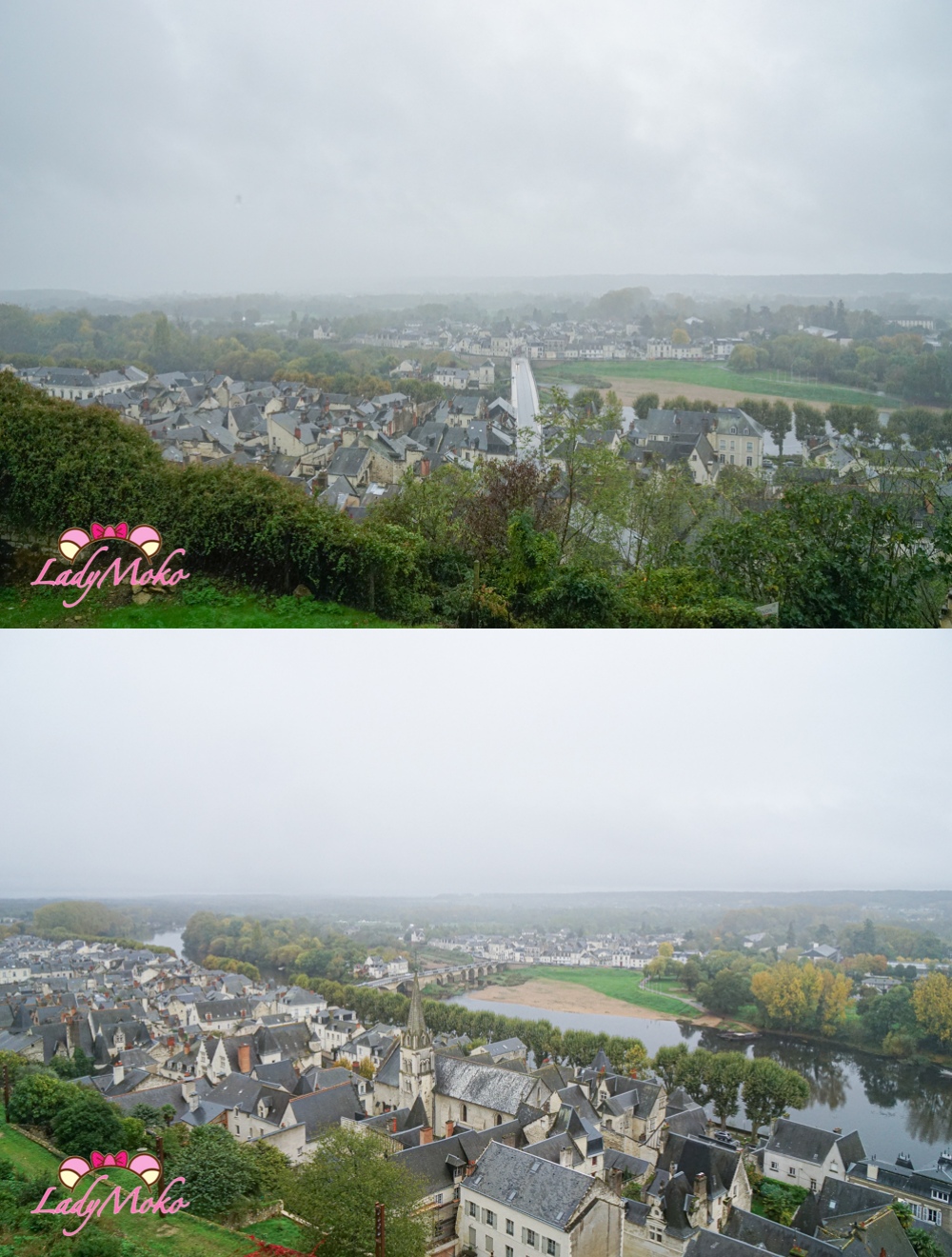 法國羅亞爾河城堡景點 希農城堡 Forteresse royale de Chinon 城堡上風景