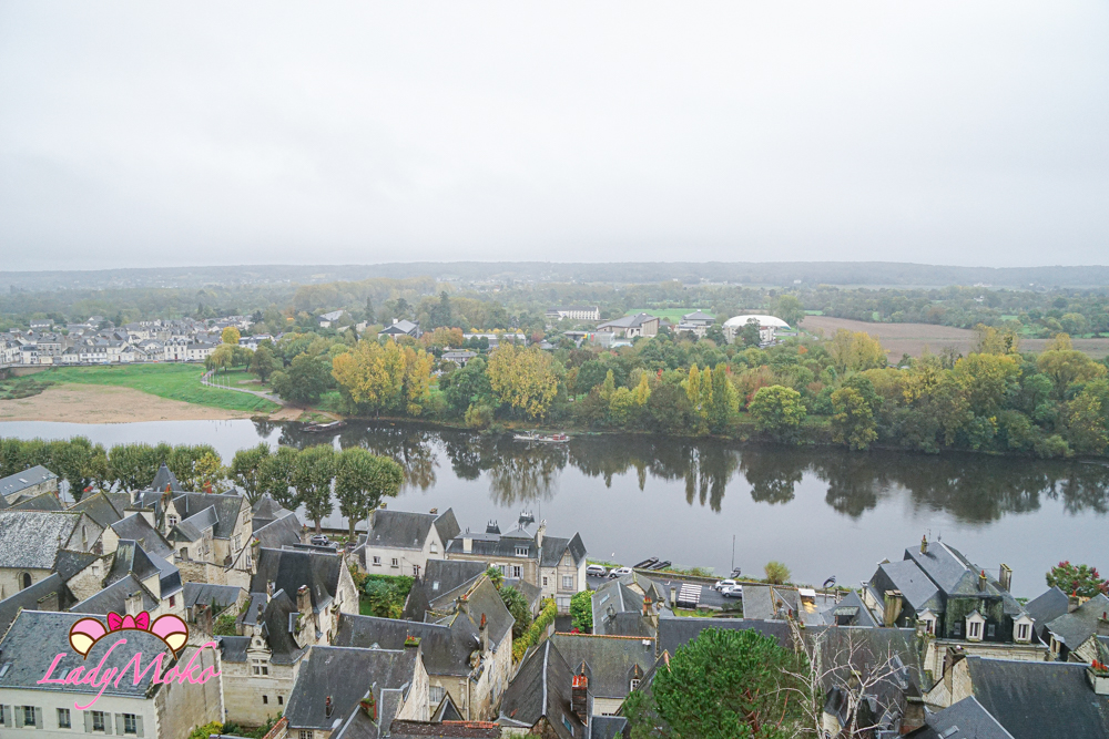 法國羅亞爾河城堡景點 希農城堡 Forteresse royale de Chinon 市容景色
