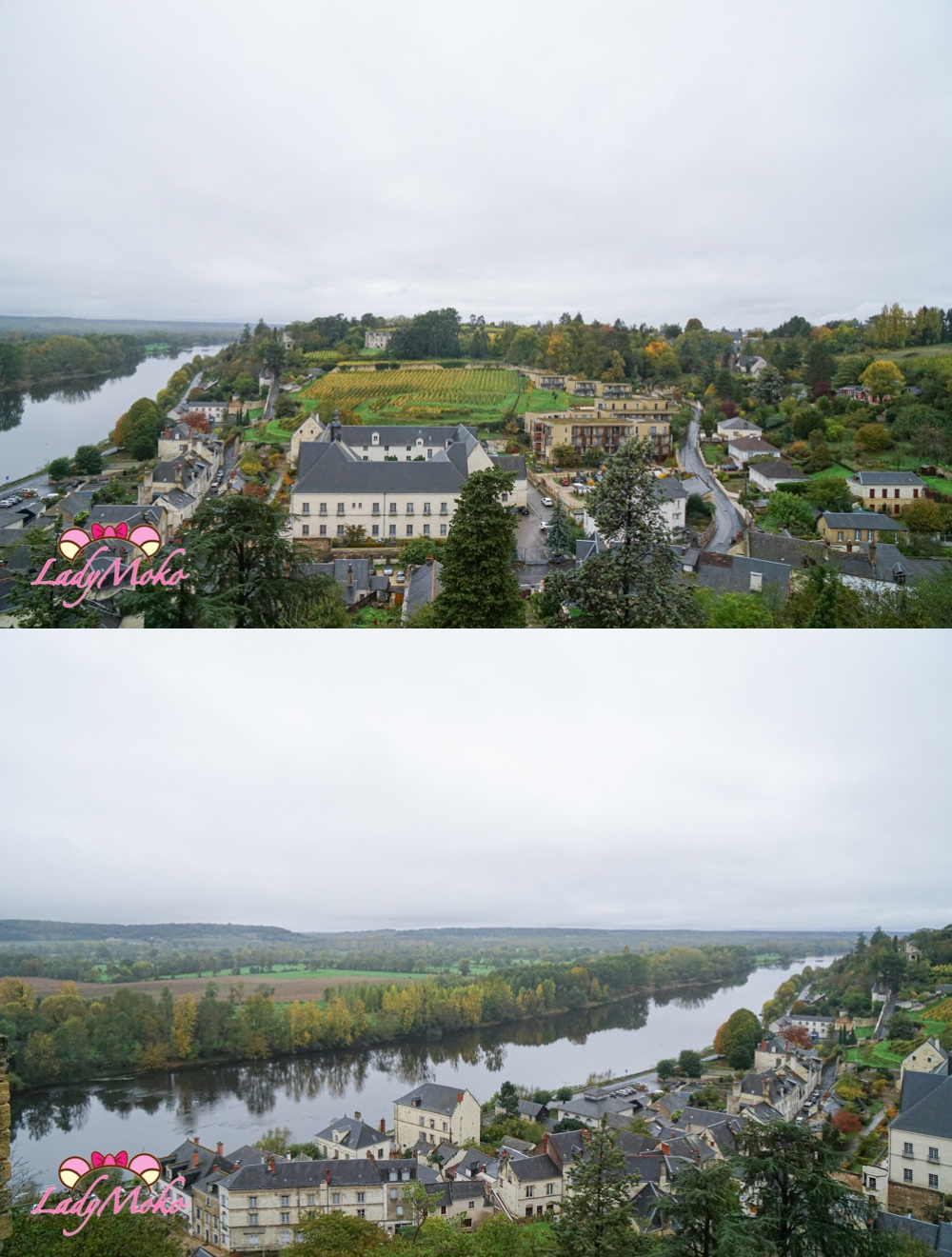 法國羅亞爾河城堡景點 希農城堡 Forteresse royale de Chinon 陰天滄桑的希農