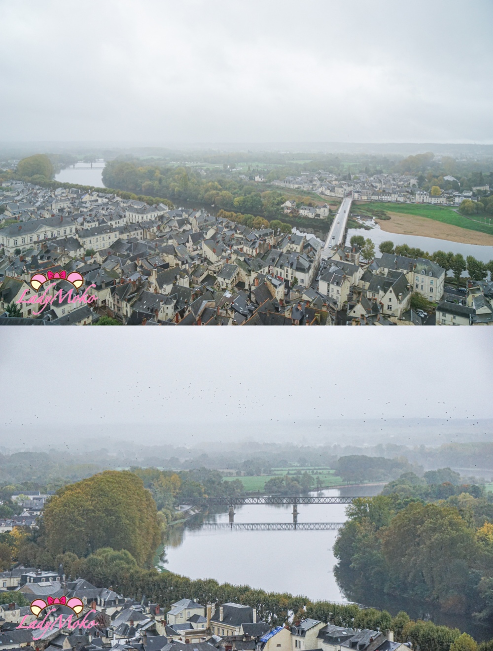 法國羅亞爾河城堡景點 希農城堡 Forteresse royale de Chinon Pont routier de Chinon（希農公路橋）