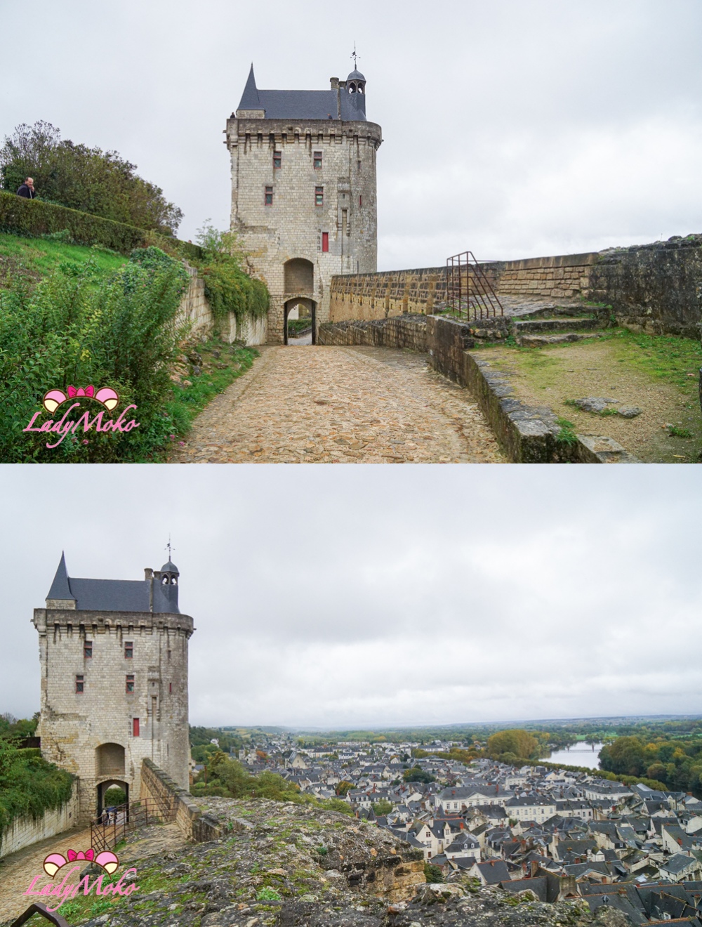 法國羅亞爾河城堡景點 希農城堡 Forteresse royale de Chinon 城牆細節