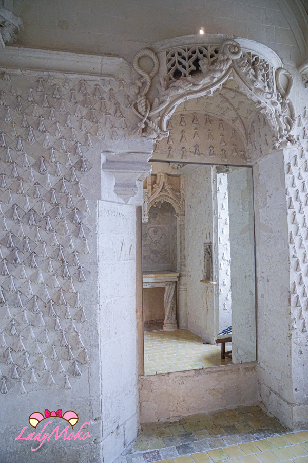 法國羅亞爾河城堡景點 Château de Loches 洛什城堡 洛什皇家住所 內部牆面房間