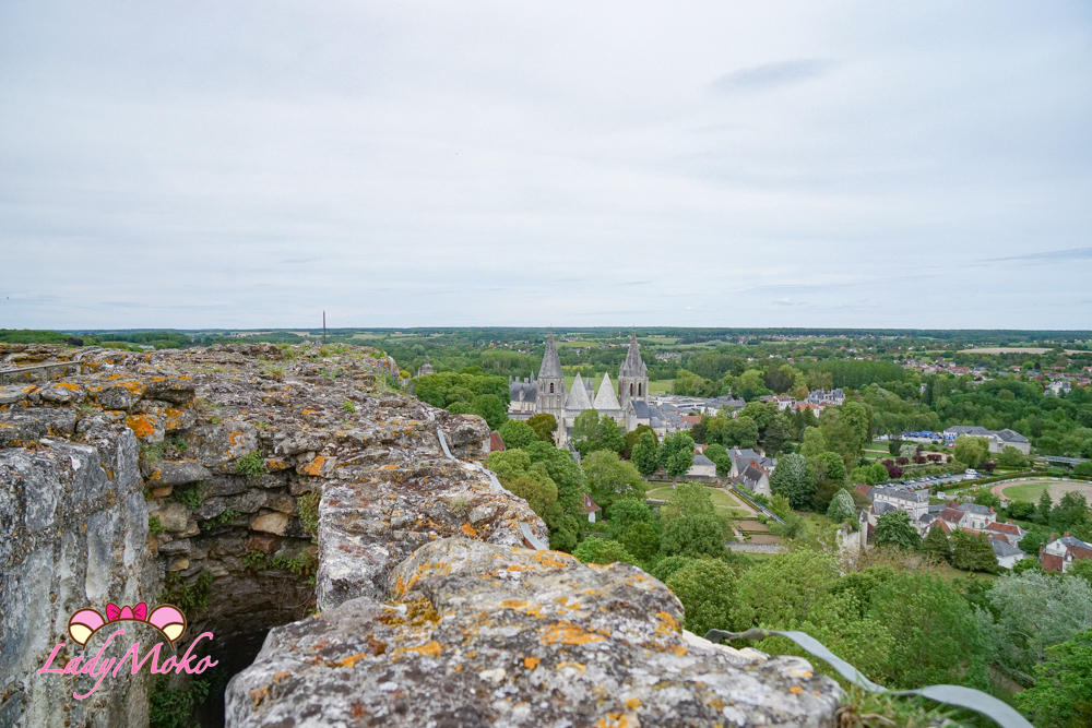 法國羅亞爾河城堡景點 Château de Loches 洛什城堡 donjon最高處俯瞰整座城市