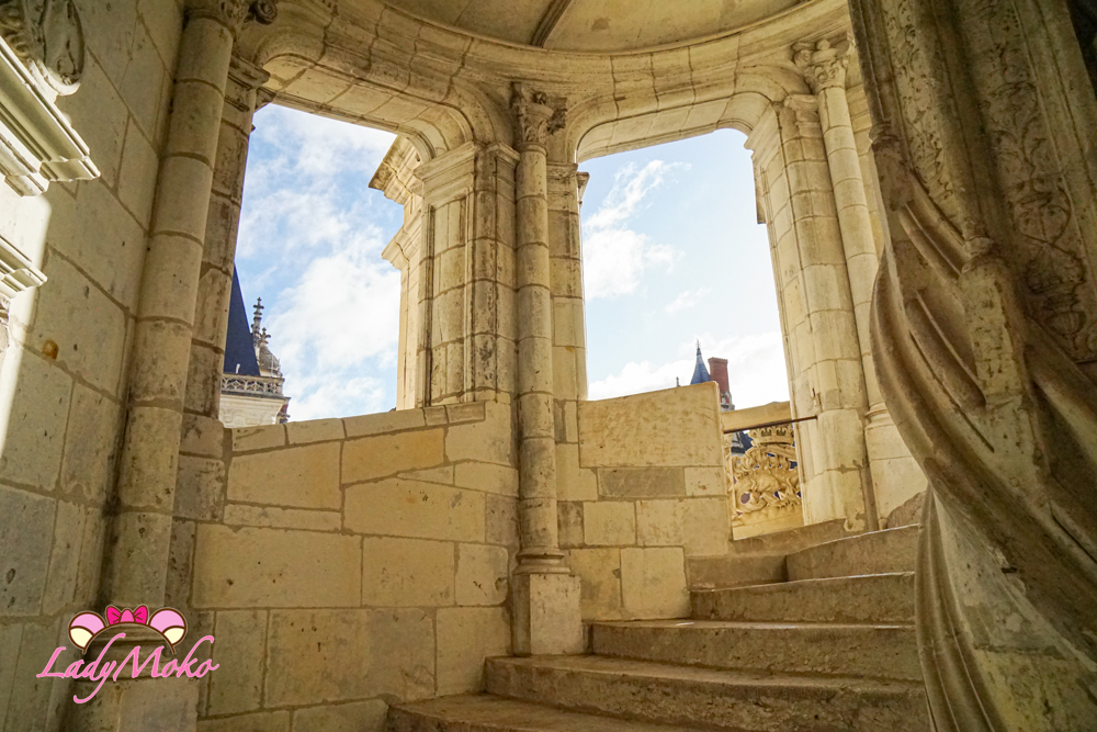 法國羅亞爾河城堡景點 布盧瓦城堡（Château de Blois）法蘭索瓦一世八角形旋轉樓梯