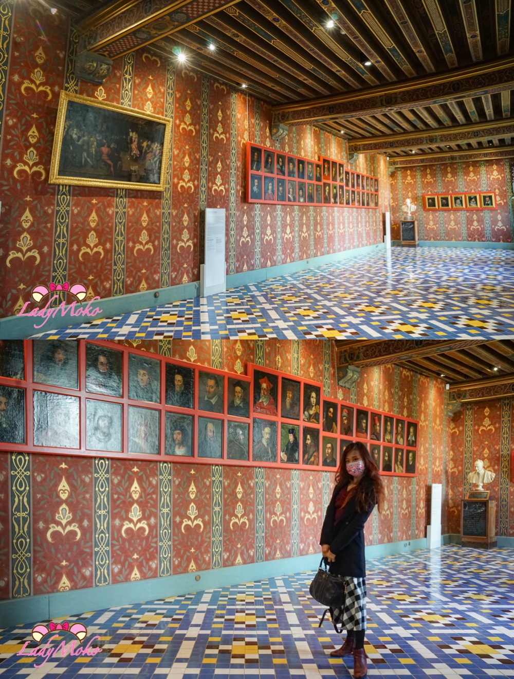 法國羅亞爾河城堡景點 布盧瓦城堡（Château de Blois）吉斯公爵遇刺房間（Chambre du Duc de Guise）展示畫作與家具
