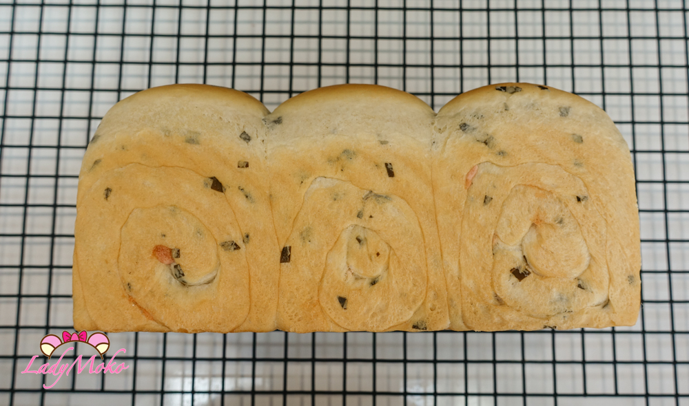 櫻花豆沙吐司食譜 Sakura White Bean Paste Bread Recipe 烘烤時間與烤溫