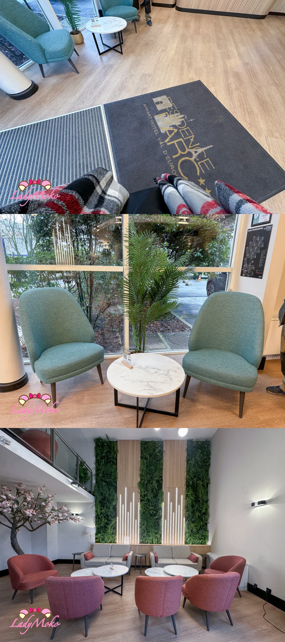 巴黎迪士尼平價飯店推薦 Residence du Parc Val D’Europe 整間飯店剛翻新沒多久