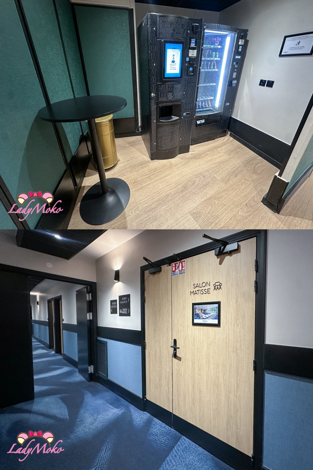 巴黎迪士尼平價飯店推薦 Residence du Parc Val D’Europe 茶水間、會議室