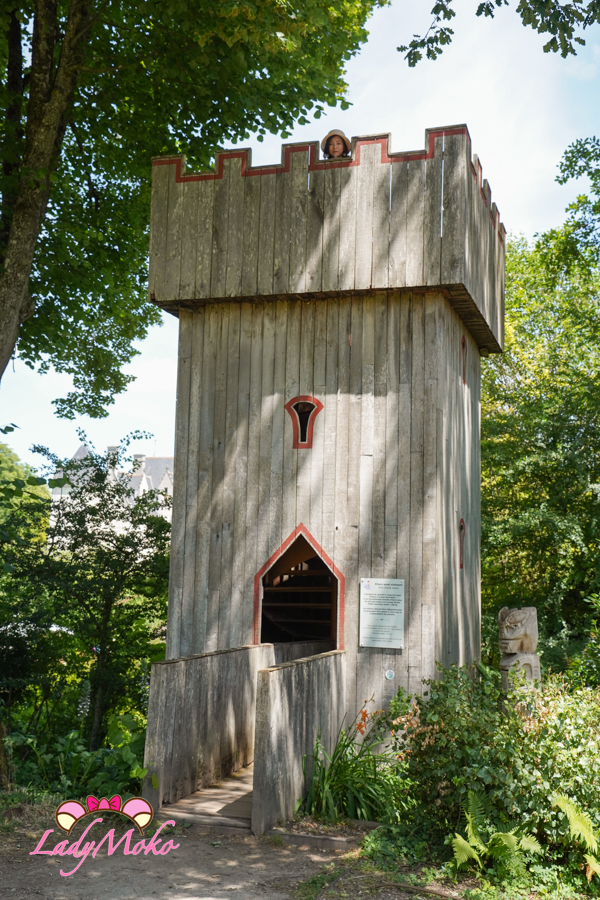 法國羅亞爾河城堡景點 Château du Rivau 麗芙城堡 可以爬上的高台