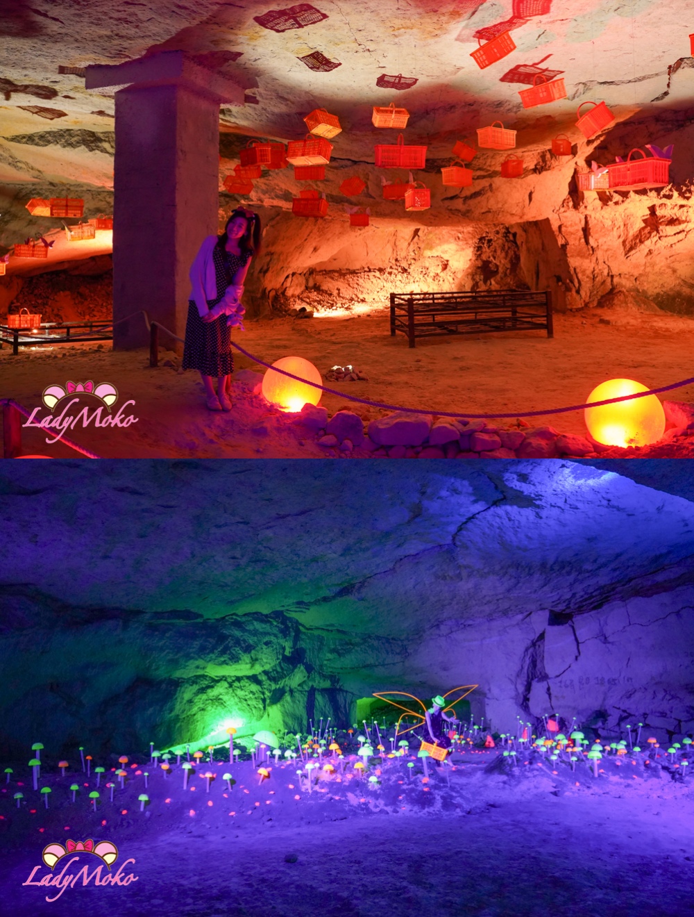 法國索米爾蘑菇洞穴 La Champignonnière du Saut aux Loups 光影展覽