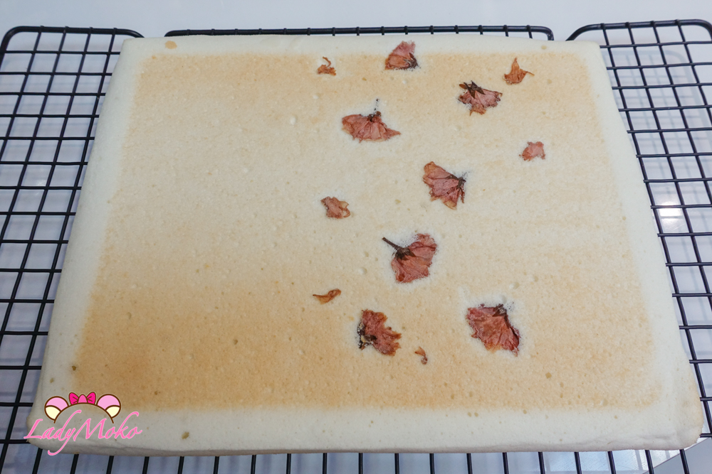 櫻花天使蛋糕捲 