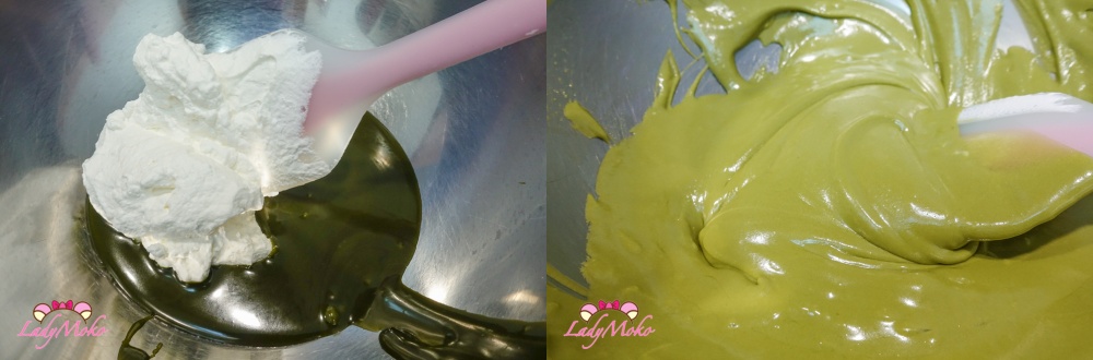 製作抹茶巧克力甘那許慕斯蛋糕捲的材料