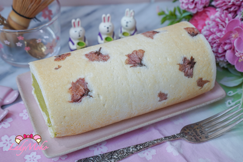 天使蛋糕捲側面