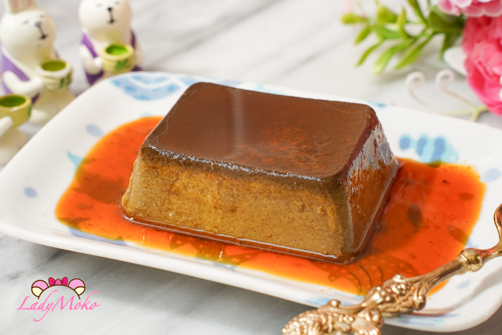 濃焙茶烤布丁食譜 正面照 Hojicha pudding recipe