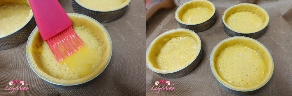 塔皮抹上一層蛋液可以延長脆度