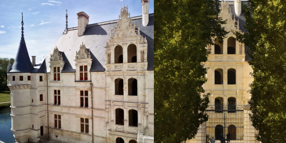 法國羅亞爾河城堡景點 Château d'Azay-le-Rideau 阿澤勒麗多城堡 大樓梯