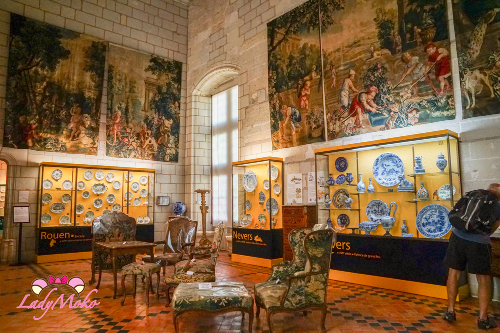 法國羅亞爾河城堡景點 Saumur 索米爾城堡 城堡內部細節